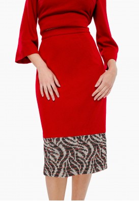 Теплая юбка