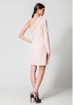 Сукня-жакет у пудровому кольорі