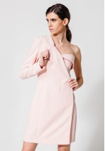 Сукня-жакет у пудровому кольорі