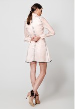 Напівпрозора сукня міні з органзи