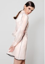 Напівпрозора сукня міні з органзи