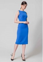 Синее платье - футляр