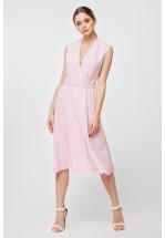 Шифонова сукня міді на запах