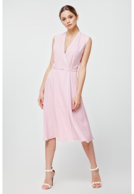 Шифонова сукня міді на запах