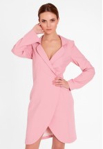 Сукня-жакет у рожевому кольорі