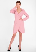 Сукня-жакет у рожевому кольорі