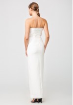 Вечірня довга сукня-бюстьє 