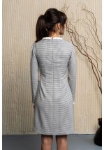 Сукня з принтом "п'є де пуль" пастельно-блакитний