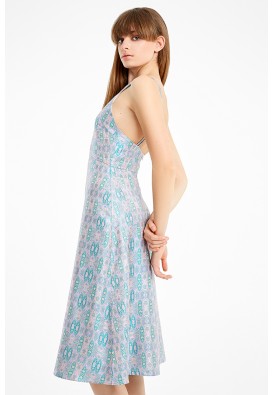 Шовкова сукня міді