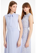 Шифонова довга сукня