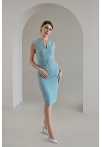 Ділова елегантна сукня міді