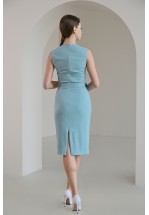 Ділова елегантна сукня міді