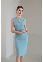 Ділова елегантна сукня міді