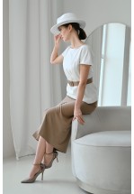 Елегантна міді спідниця 