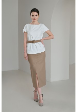 Елегантна міді спідниця 