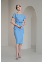 Блакитний елегантний топ