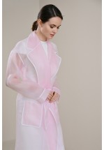 Рожевий плащ з органзи