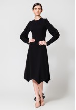 Чорна ділова сукня