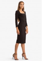 Чорна ділова сукня