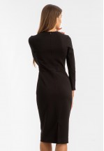 Чорна ділова сукня