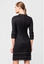 Чорна сукня з ексклюзивного жаккарду