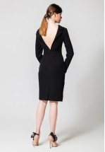 Черное платье-пиджак