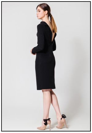 Чорне плаття-піджак