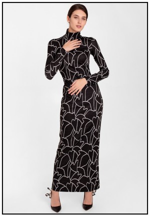 Тепла трикотажна сукня