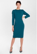 Ділова сукня у кольорі смарагд
