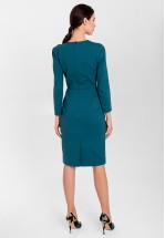 Ділова сукня у кольорі смарагд