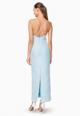 Довга сукня-сарафан