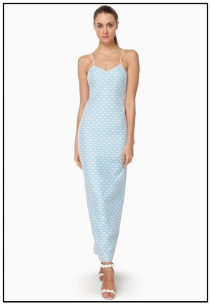 Довга сукня-сарафан