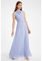 Довга шифонова сукня