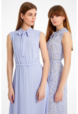 Довга шифонова сукня