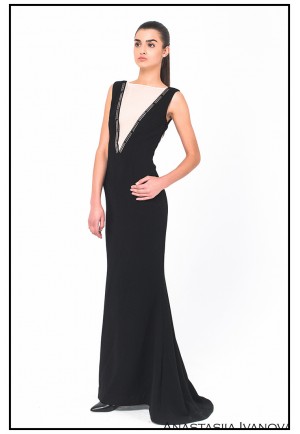 Длинное вечернее платье