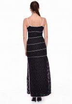 Довгий сарафан на бретелях