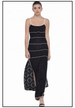 Довгий сарафан на бретелях