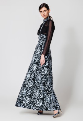 Ексклюзивна сукня-комбінезон із жаккарду