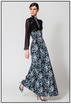 Ексклюзивна сукня-комбінезон із жаккарду