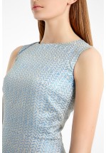 Ексклюзивна сукня міді з жаккарду