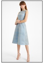 Ексклюзивна сукня міді з жаккарду