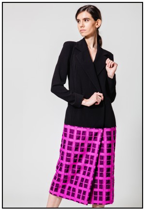 Ексклюзивна сукня-жакет із жакарду