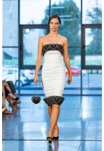Елегантна коктейльна сукня-бюстьє