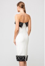 Елегантна коктейльна сукня-бюстьє