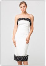 Елегантна коктейльна сукня-бюстьє