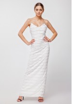 Элегантный сарафан на тонких бретелях