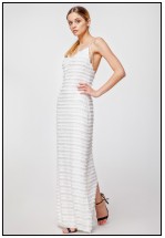 Элегантный сарафан на тонких бретелях