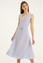 Фіалкова сукня із шифону