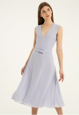 Фіалкова сукня із шифону