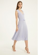 Фіалкова сукня із шифону